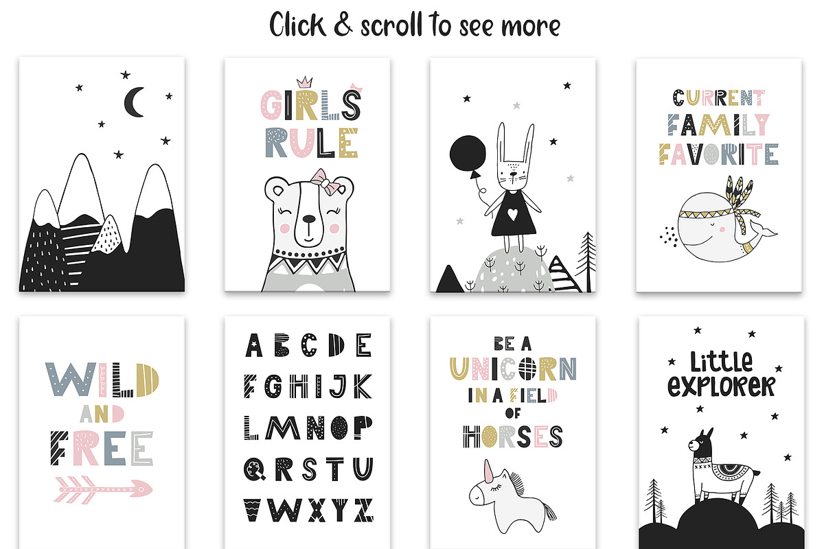 Nursery Posters, an Animal Illustration by Oksana Stepova (Photo 2 of 20)