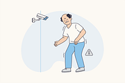 Connected Safe Seniors Illustration, an Object Graphic by Jump Studio (Thumbnail 6 of 12)