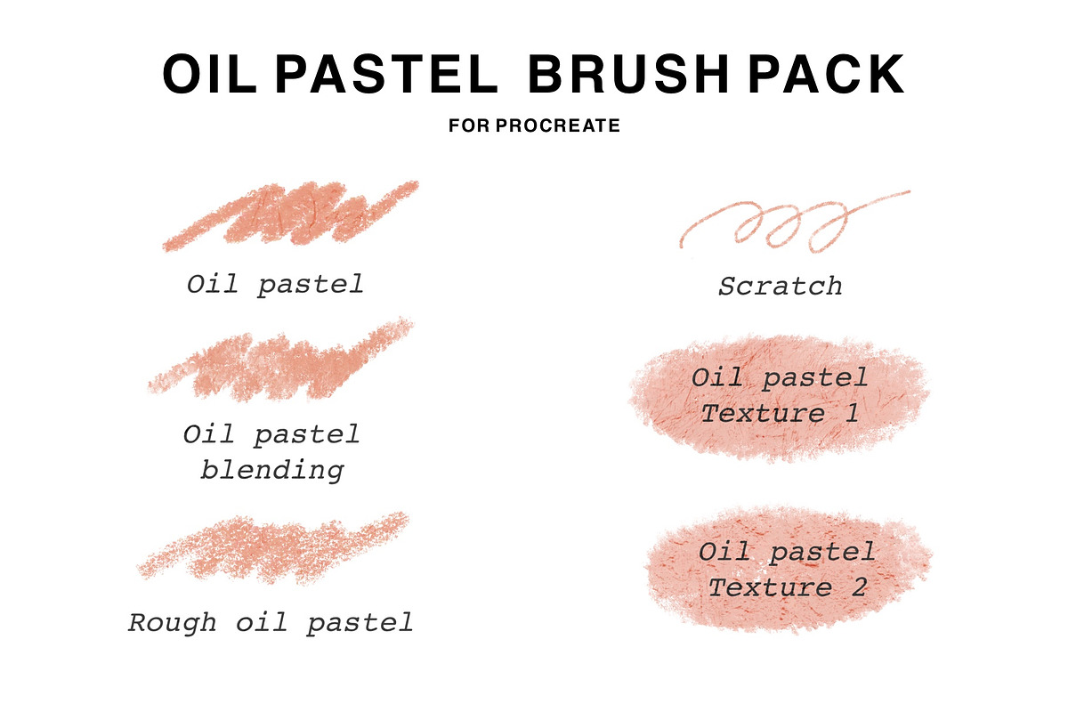 Oilpastel brush pack by. boniroom, a Brush Add-On by boniroom (Photo 2 of 8)