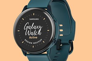Samsung Galaxy Watch Design Mockup