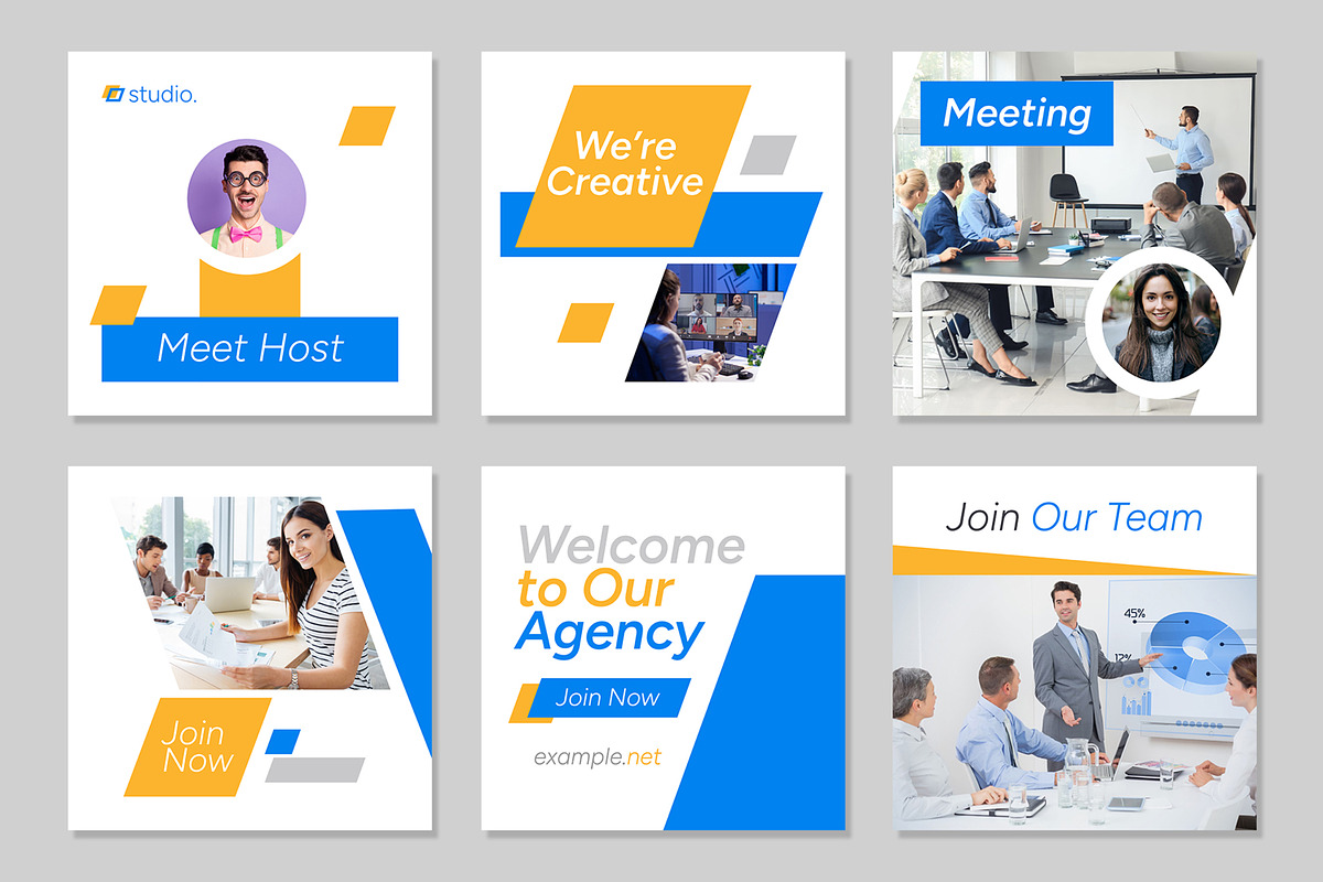 Corporate Social Media Post Template, an UI Kit Template by CreativeShaper (Photo 2 of 3)