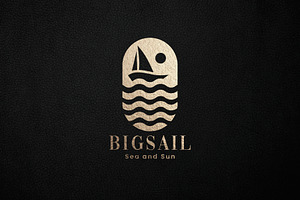 Big Sail Pro Travel Logo, a Branding & Logo Template by Design_Planet