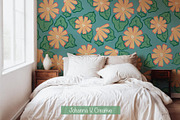 Spring Flower Seamless Pattern, an Illustration by Johanna V. Creative (Thumbnail 2 of 3)