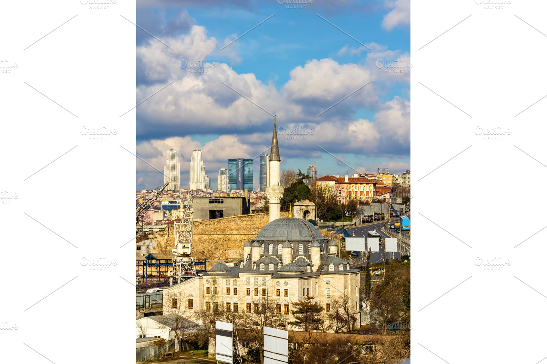 View of the Sokullu Mosque in Istanbul - Turkey, an Architecture Photo by Leonid Andronov