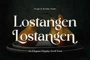 Lostangen - Elegant Classy Font, a Serif Font by RockboyStd (Thumbnail 1 of 12)