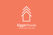 Bigger House Logo, a Branding & Logo Template by MLJ studios (Thumbnail 3 of 3)