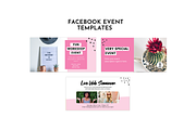 Facebook Template Pink Canva Set, a Social Media Template by ltsdesigns (Thumbnail 4 of 5)