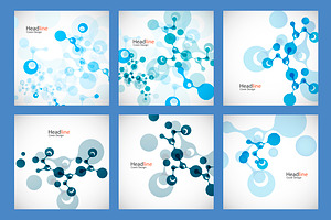 Vector network background