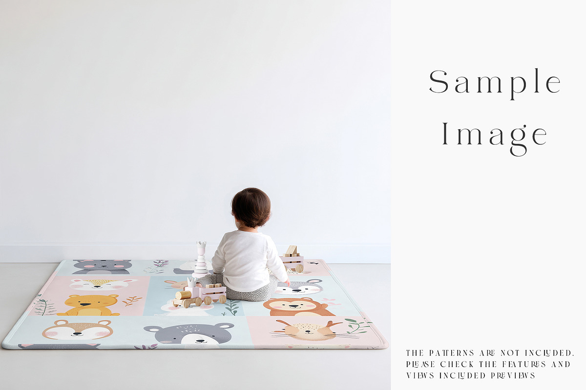 Baby Playmat Mockups 2 Shapes, a Product Mockup by mock-ups (Photo 18 of 50)