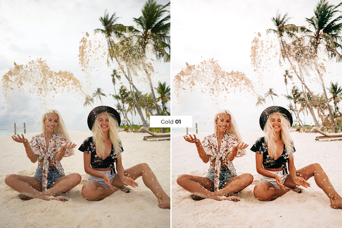 4 Lightroom Presets GOLD, an Action Add-On by Graace Studio (Photo 5 of 8)
