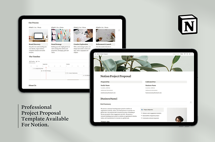 Notion Project Proposal Template