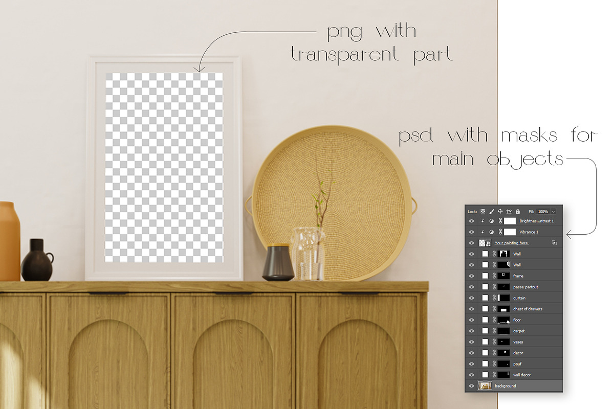 Painting Frame Minimal mockup, a Household Mockup by DamriNa art (Photo 5 of 5)