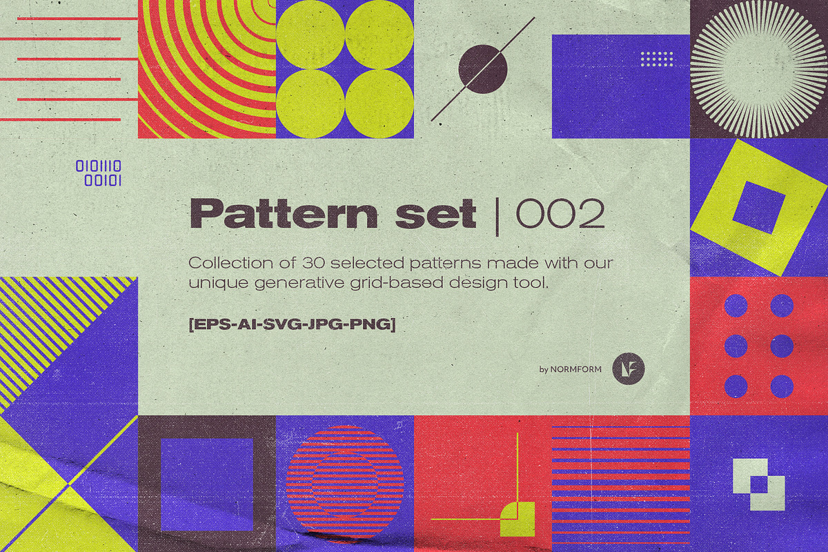Generative Pattern Set 002, a Pattern Graphic by Normform (Photo 1 of 9)