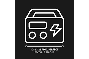 Portable power station pixel perfect, an Icon by IMG Visuals
