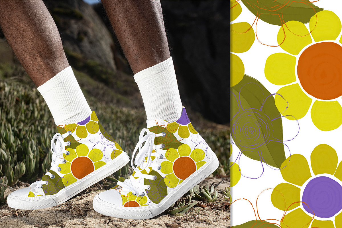 Summer Fruits Flowers Seamless Patte, a Pattern Graphic by KomannaArt (Photo 6 of 11)