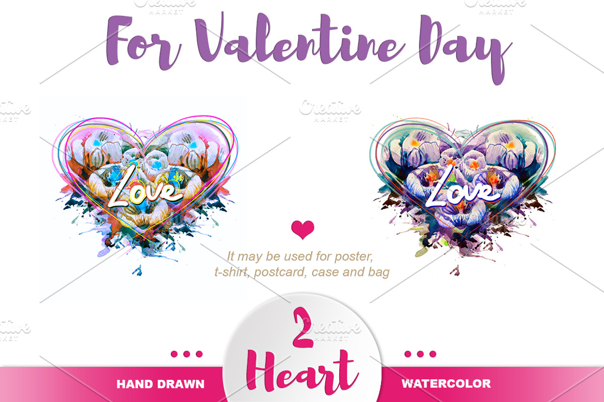 Hearts for Valentine's Day, a Decorative Illustration by Allween (Photo 3 of 5)