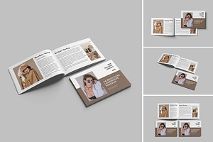 A4 Landscape Brochure Mockup