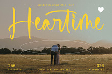 Heartime Quirky Handwritten Font