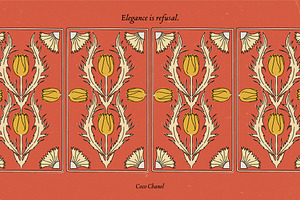 ArtDeco Floral Patterns