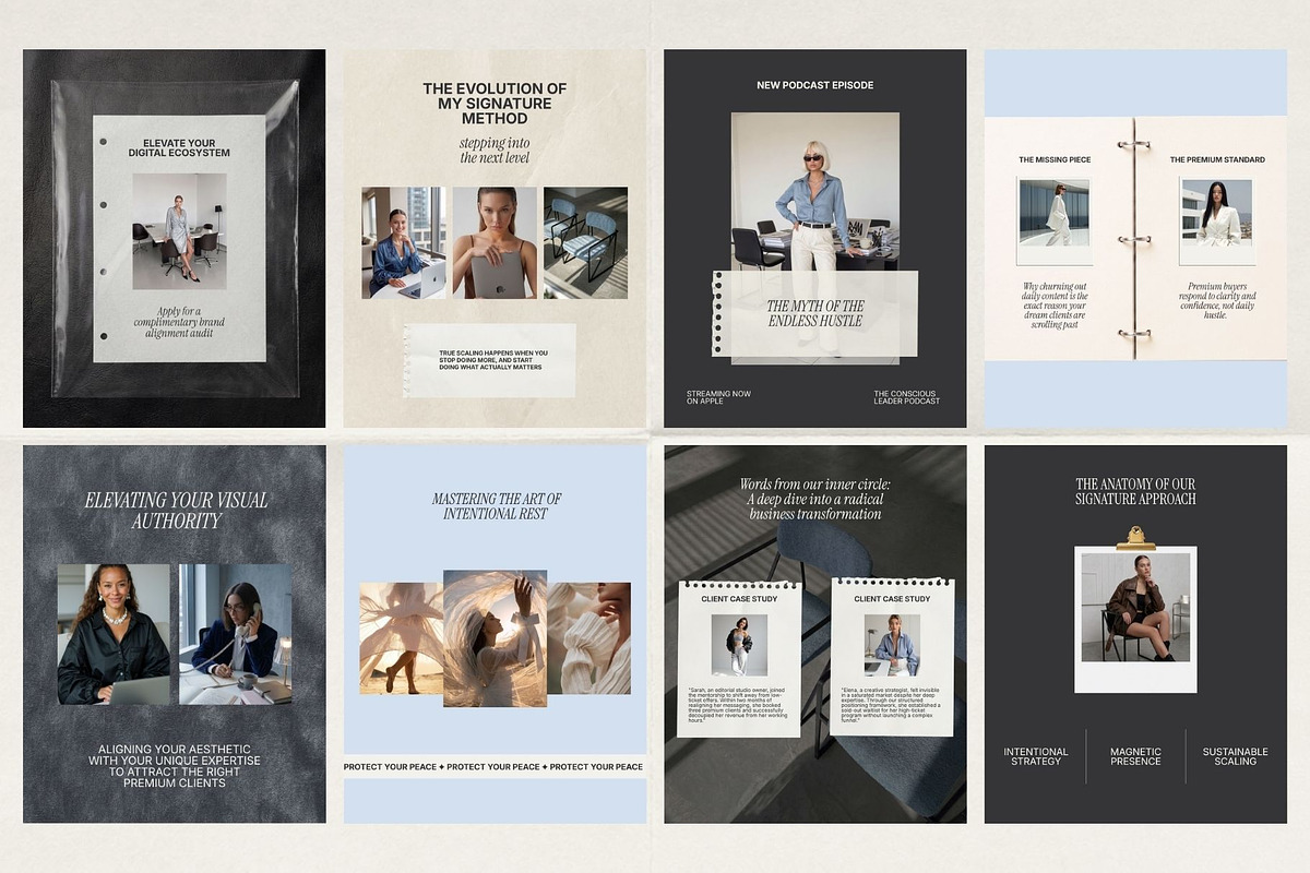 Aura | Editorial Instagram Templates, a Social Media Template by OliaMuseDesign (Photo 6 of 6)