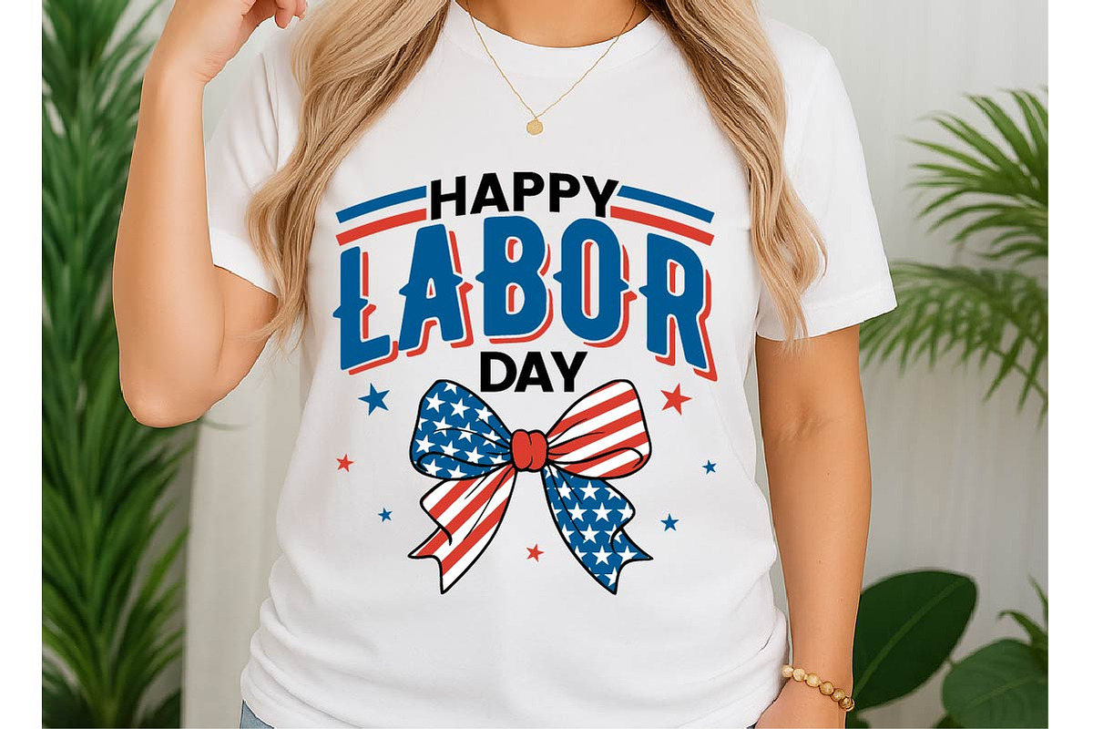 Labor Day Coquette Bow PNG SVG, an Object Graphic by EllaMaiyaali (Photo 2 of 8)