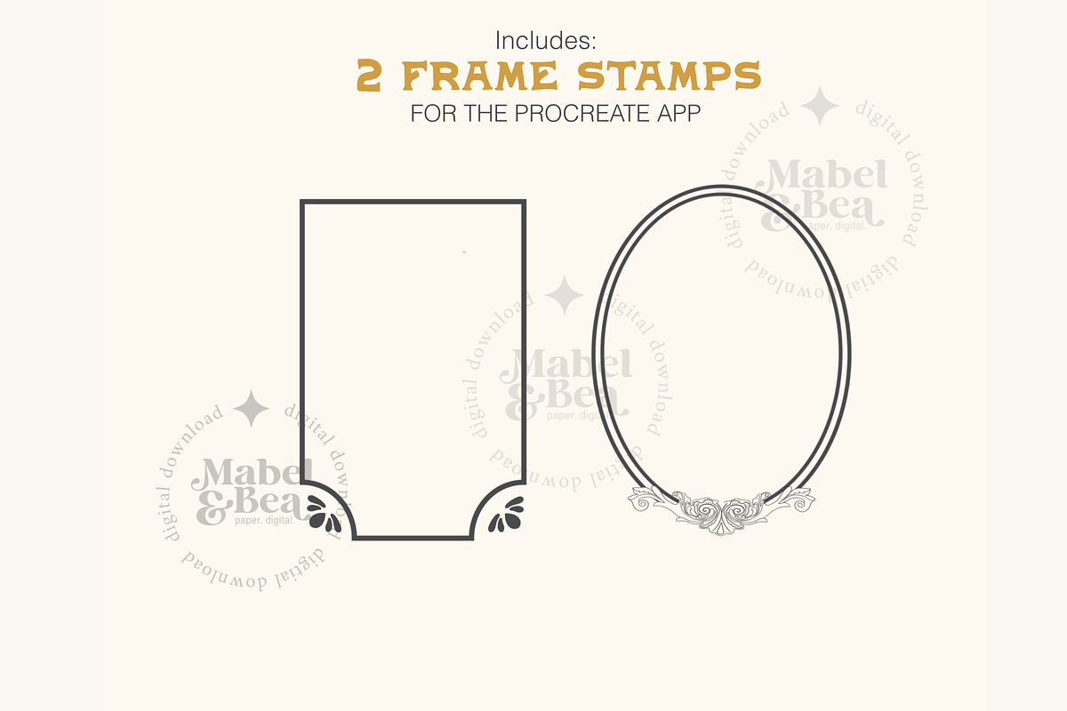 Cosmic Cowboy Stamp Brushes, a Brush Add-On by Mabel & Bea (Photo 4 of 6)