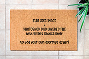 Doormat Mock Up, a Product Mockup by Little Type Factory (Thumbnail 2 of 3)