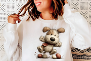 Whimsical Easter Dogs Clipart, an Illustration by SinaCreation (Thumbnail 9 of 11)