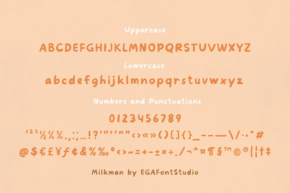 Milkman | A Handwritten Font, a Handwritten Font by EGAFontStudio (Photo 7 of 8)