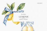 Sicilian Lemons & Ribbons, a Decorative Illustration by ThaismotaCreativeCo (Thumbnail 4 of 9)