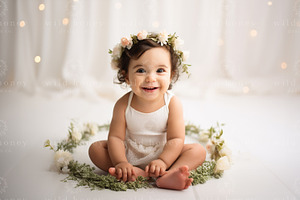 White Flower Studio Digital Backdrop