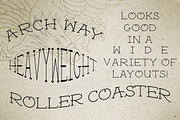 Traditional Tattoo Cap N' Serif, a Serif Font by Aloha Bhava (Thumbnail 8 of 9)