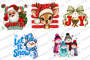 Christmas TShirt Design Bundle PNG, a Seasonal Illustration by CrexoraLab (Thumbnail 3 of 3)