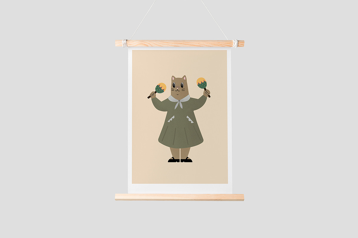 Music school, an Animal Illustration by Mii Lab (Photo 6 of 7)