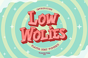 Low Wolies, a Font by ilhamtaro (Thumbnail 1 of 12)