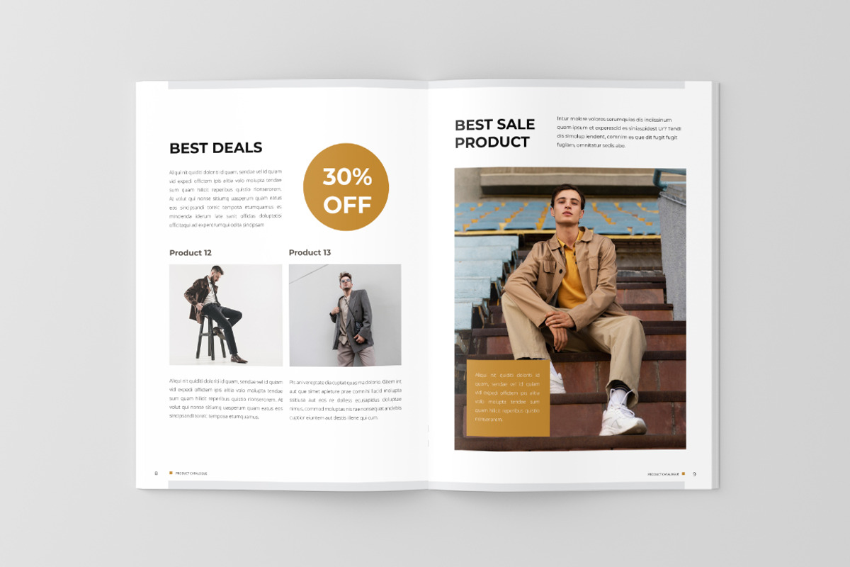 Men's Fashion Catalog, a Brochure Template by UICreative (Photo 4 of 4)