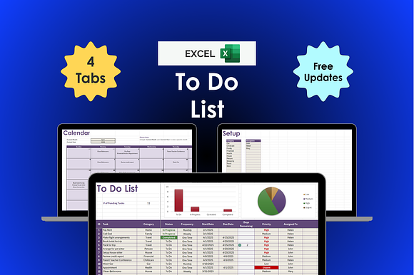 Task Tracker - Excel preview 7