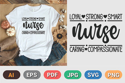 Loyal, Strong, Smart Nurse, an Object Illustration by Vector Portal