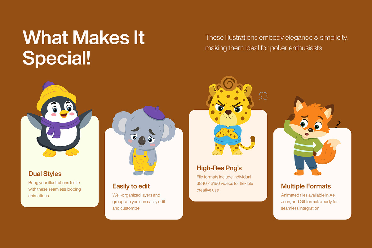40 Animated Animal Mascot, an Animal Illustration by Brickclay (Photo 2 of 4)