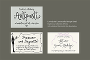 Limoncello Recipe Handwritten Font, a Script Font by PeachCreme (Thumbnail 13 of 13)