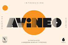 Avineo - Unique Display Typeface