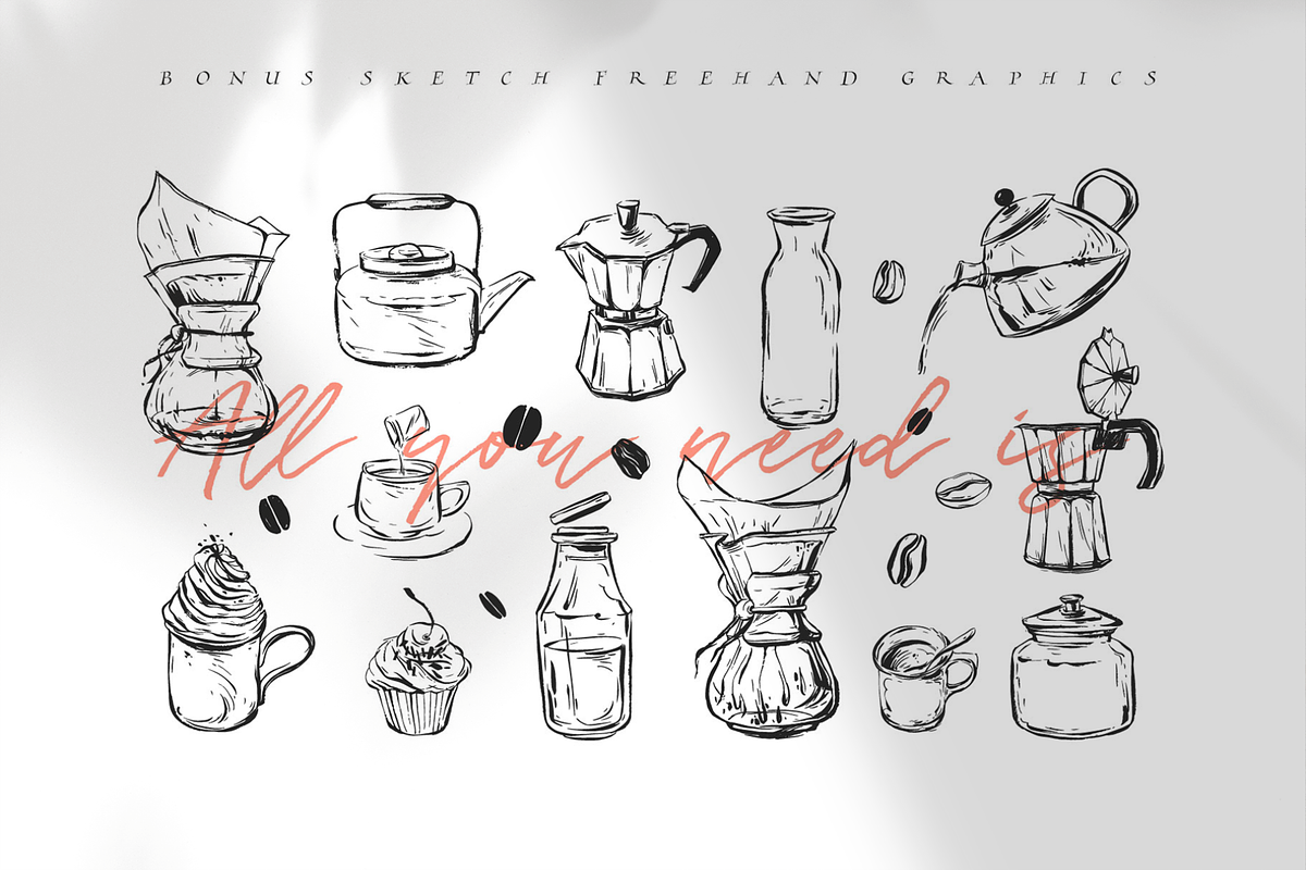 All you need is coffee, a Food Illustration by Anastasy_helter (Photo 7 of 14)