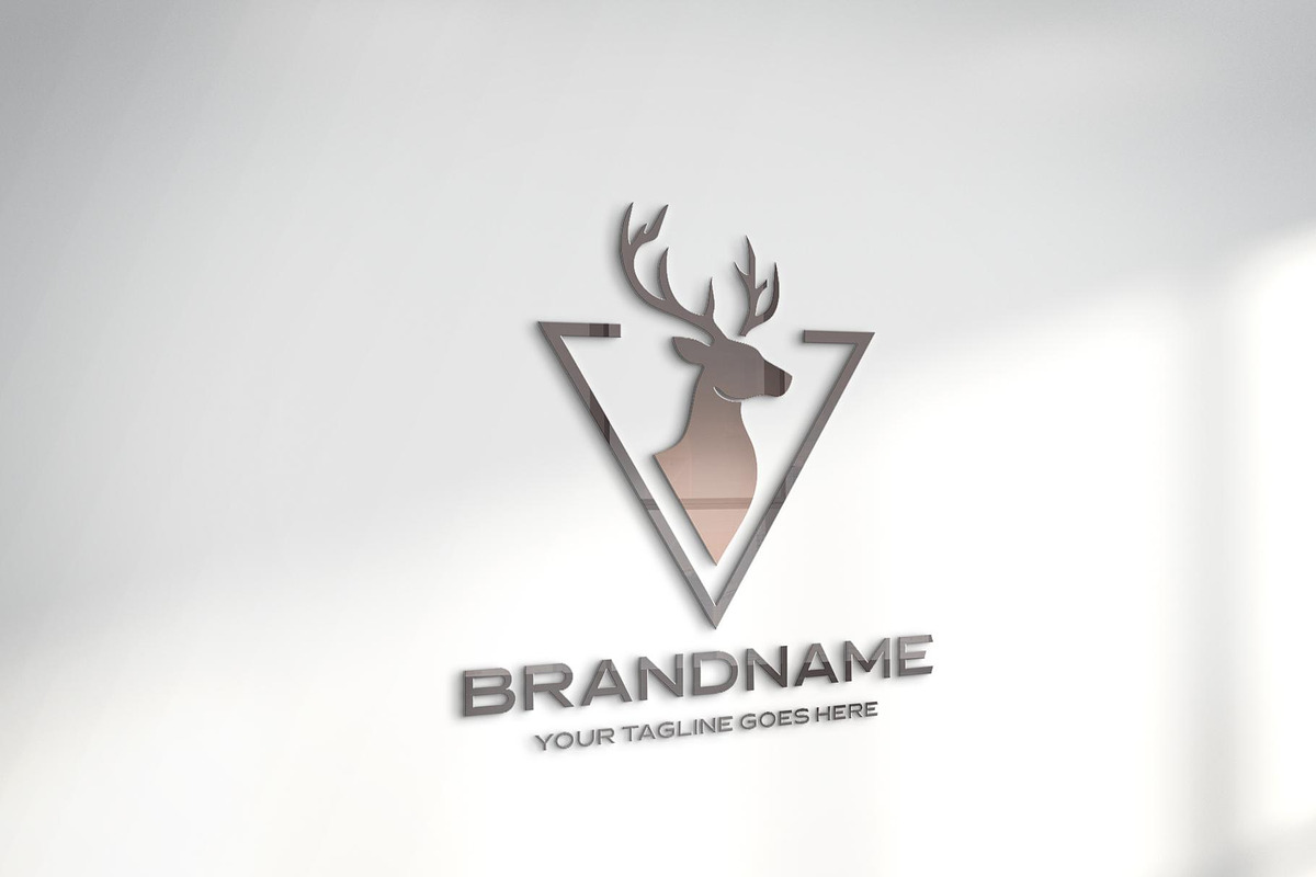 Modern Deer Logo Design, a Branding & Logo Template by YUDesignStore (Photo 3 of 10)