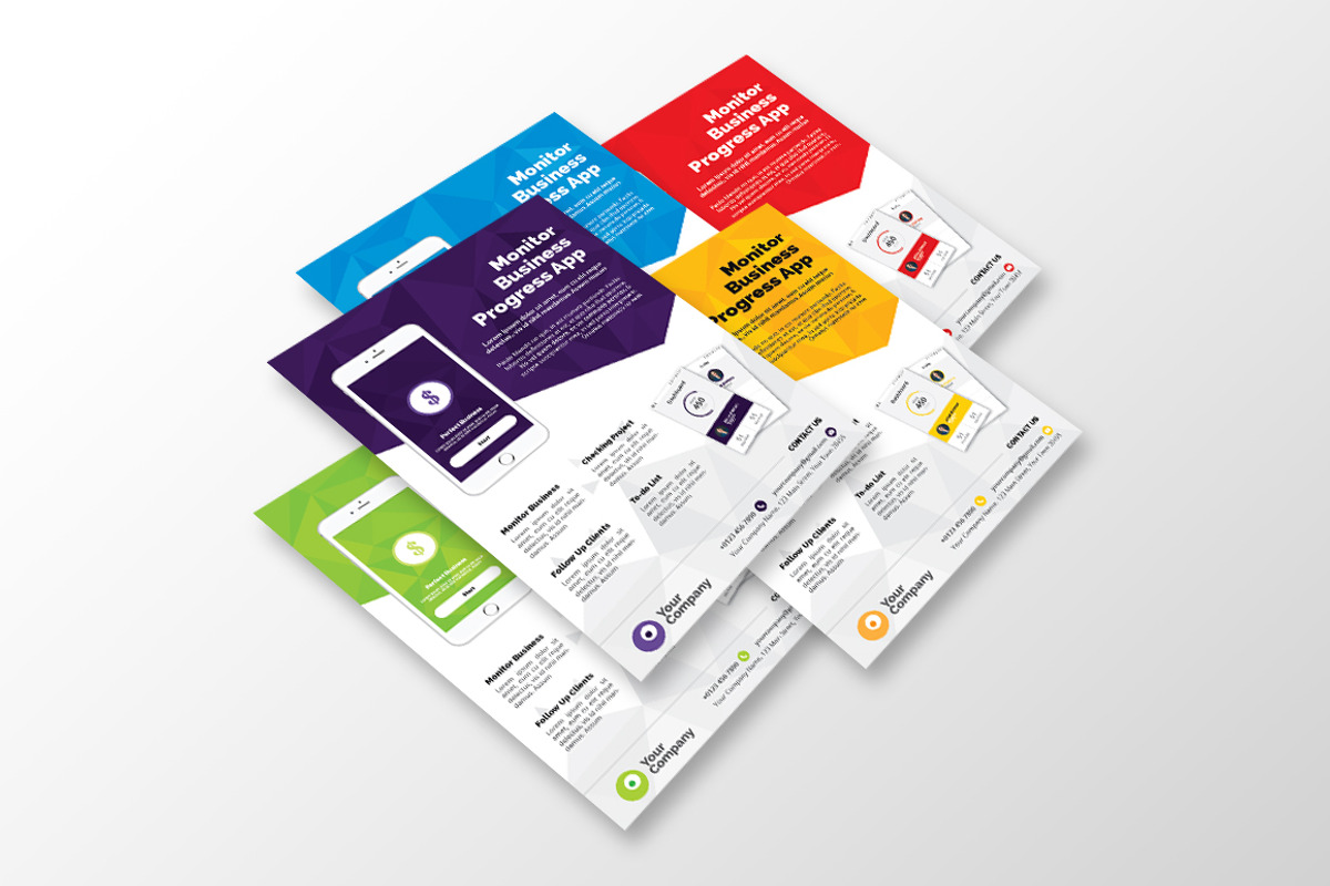 Mobile App Flyer, a Flyer Template by kecikreative (Photo 1 of 4)