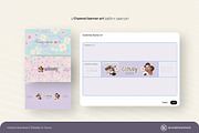YouTube Branding Kit - Floral Pastel, a Social Media Template by KloudCanvas (Thumbnail 3 of 7)