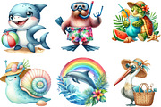 Coastal Summer Animal Png, an Illustration by Designking (Thumbnail 3 of 4)