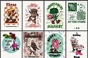 GROOVY FOOD COLLECTION, a Food Illustration by UnaAnya (Thumbnail 7 of 7)