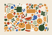 Charcuterie illustrations, a Food Illustration by adehoidar (Thumbnail 2 of 11)