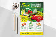 Supermarket Grocery Flyer Template, a Flyer Template by jobnabru (Thumbnail 2 of 2)