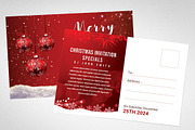 Christmas Postcard Templates, a Card Template by AfzaalGraphics (Thumbnail 2 of 4)